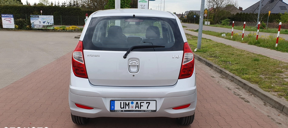 Hyundai i10 cena 17900 przebieg: 152423, rok produkcji 2012 z Szczecin małe 191